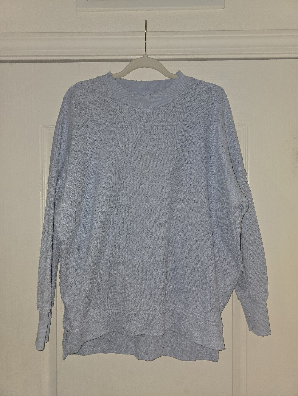 aerie Light Blue Crewneck Knit Sweater